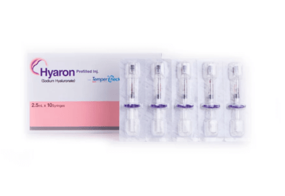 Hyaron Prefilled Inj. (sodium Hyaluronate) - 2.5ml X 10 Syringes - Buy 